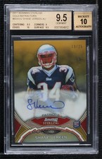 2011 Bowman Sterling Gold Refractor 19/25 Shane Vereen BGS 9.5 GEM MINT Auto uk2