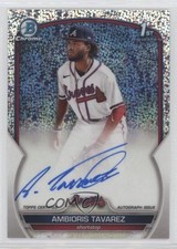 2023 Bowman Chrome Prospect Speckle Refractor /299 Ambioris Tavarez Auto 0ol8