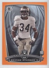 2014 Bowman Rookies Orange 26/299 George Atkinson III #52 e5r