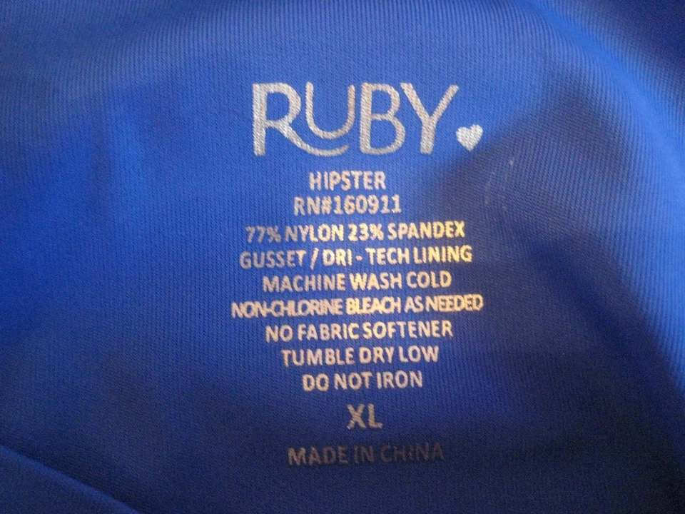 4 PACK RUBY LOVE  LEAK PROOF PERIOD PROTECTION UNDERWEAR  WOMENS XL - Image 2 of 3