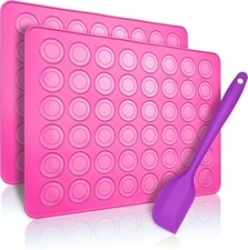 2X Macaron Silicone Baking Mat for Perfect Macarons | Non-Stick Silicone Mould 