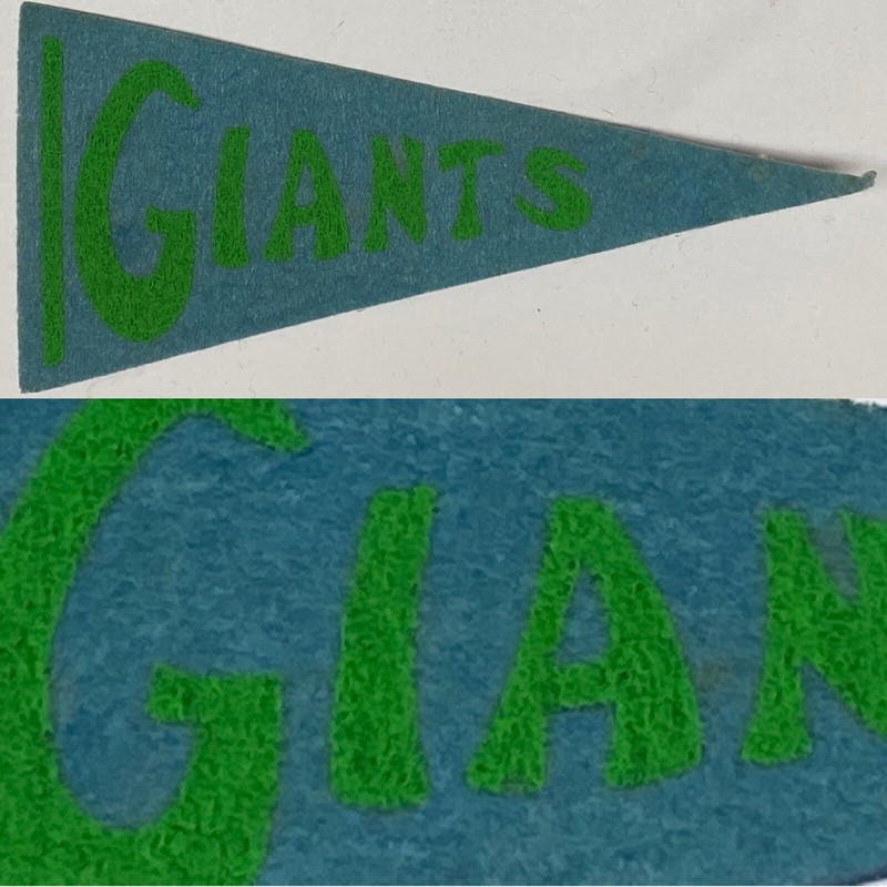Vintage NY New York Giants Football NFL MINI Pennant 2.5x5.5
