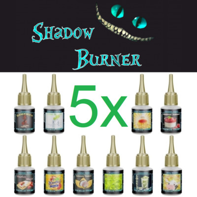 5 x Shadow Burner Aroma je 10ml Flavour für E-Zigaretten E-Liquid