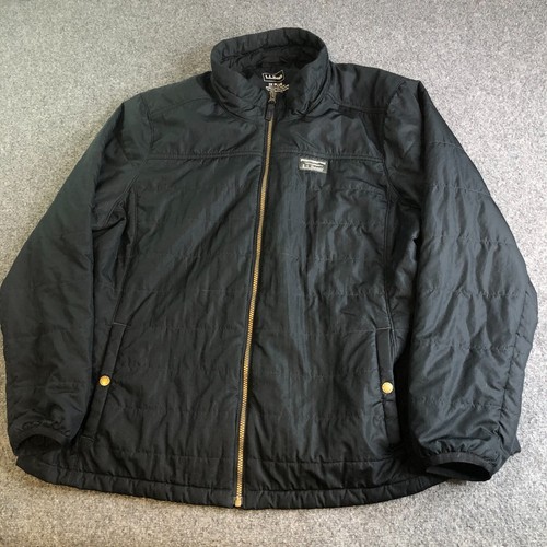 Chaqueta LL Bean para mujer Plus 3X negra ligera acolchada cremallera completa al aire libre - Imagen 2 de 9