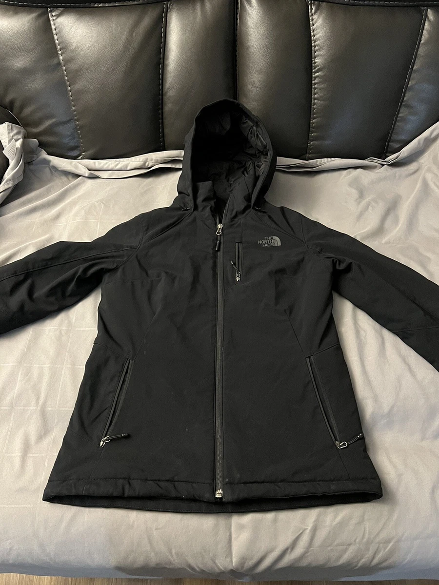 The North Face Womens Black Hooded Jacket Winter Coat Size Small | eBay