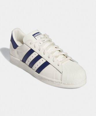 Adidas Superstar 82 Originals Shoes Men's Sneakers White Dark Blue