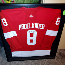 Autographed Red Wings hockey jersey 
