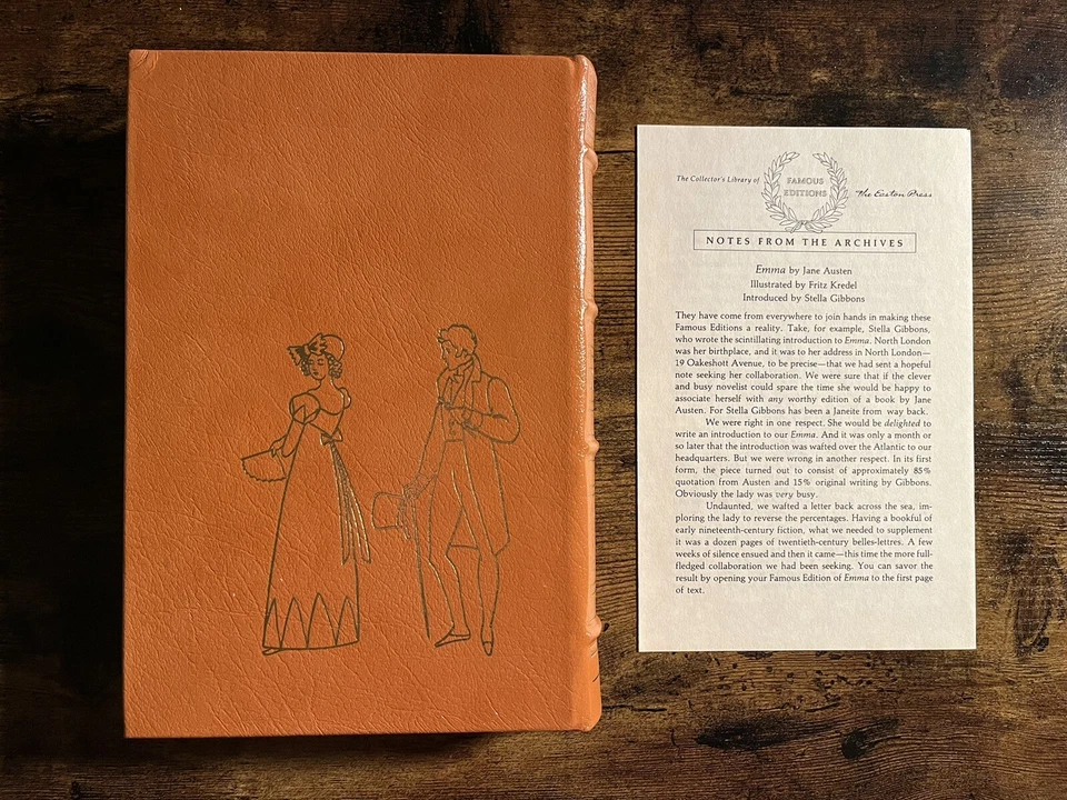Emma by Jane Austen Easton Press First Famous Editions Printing Rare And Fine! - Image 3 of 4
