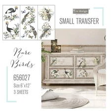 Rare Birds | Mini Decor Transfers | Redesign with Prima Furniture Transfer