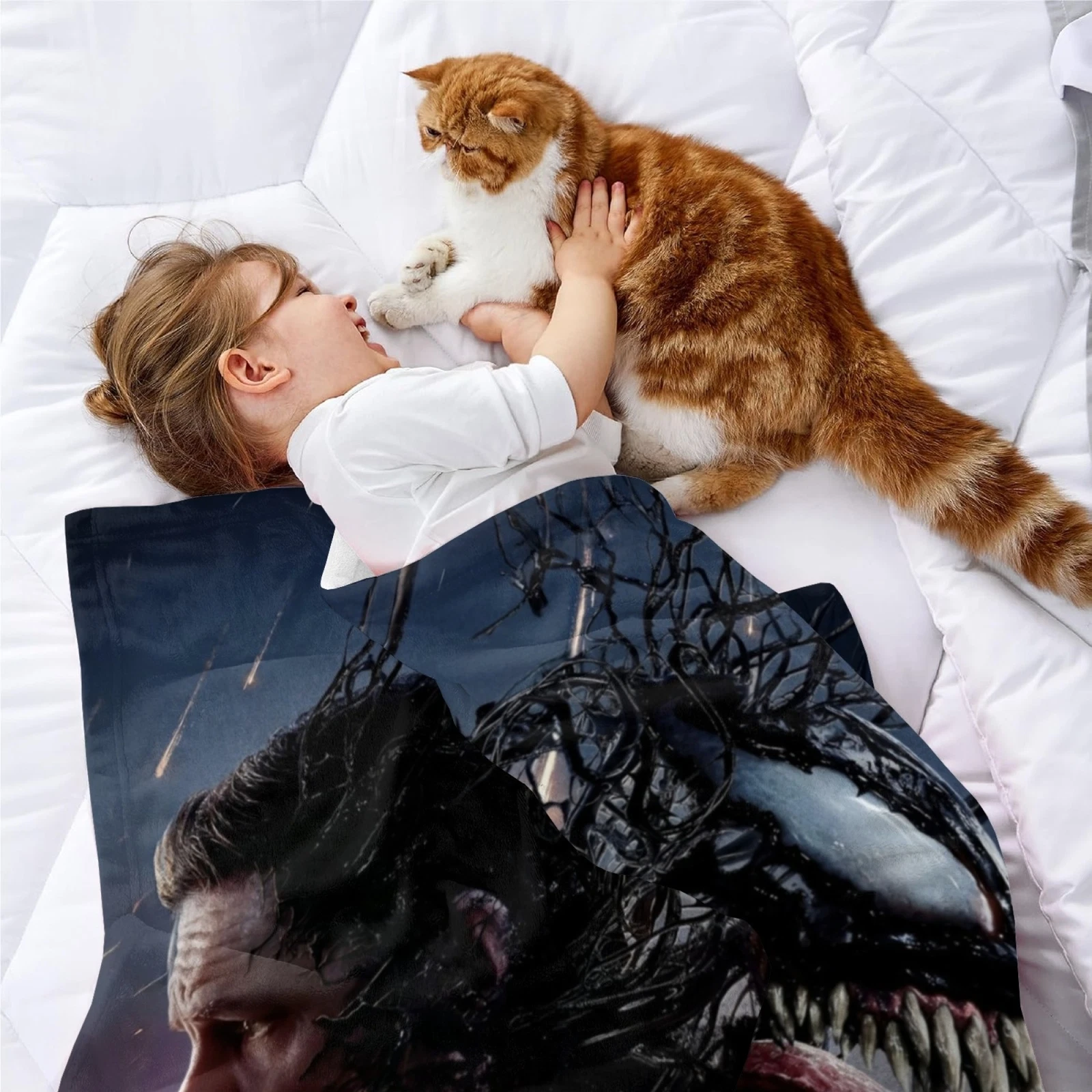 Venom Last Dance Fleece Blanket Throw Soft Flannel Bed Blanket