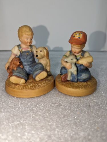 Country Store Farmer Kids, Limited Edition Lot of 2 1983 Little Farmers  - Picture 1 of 7