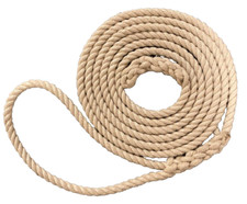 1 X 7 MTS OF 16MM SYNTHETIC HEMP TRADITIONAL MOORING ROPE BARGES CANAL BOATS