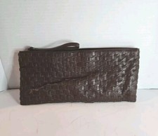 Pochette donna Avenue usata tessuto marrone