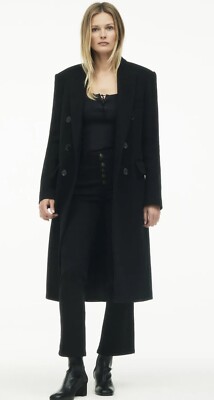 MANTEAU OVERSIZE FEMME ZARA NEUF LAINE MÉLANGÉE ÉDITION LIMITÉE