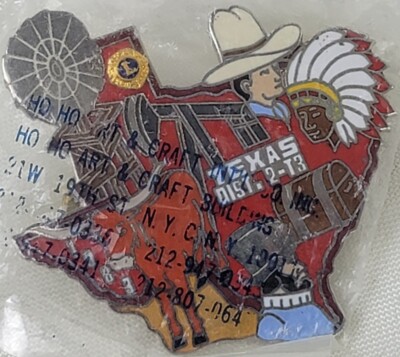 Rare 1983 Vtg Lions Club International Pin Texas Dist 2-T3 10