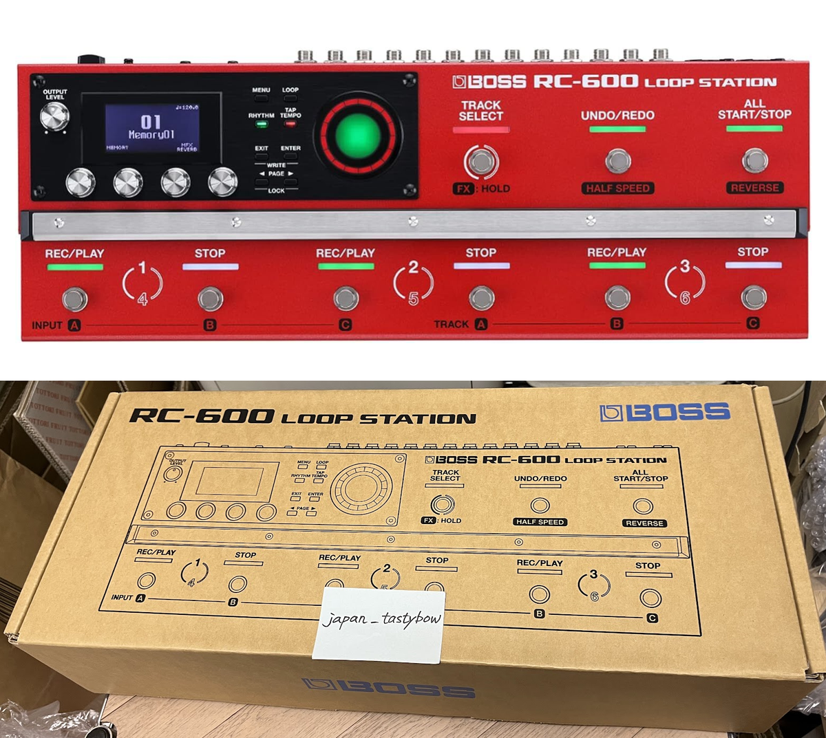 Boss RC-600 Loop Station Looper Sequencer Guitar Effects