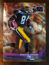 1993 Wild Card Sterling Sharpe Stat Smasher Gold Parallel Card Css-106 Rare 1993 Wild Card Sterling Sharpe Stat Smasher Gold Parallel Card Css-106 Rare