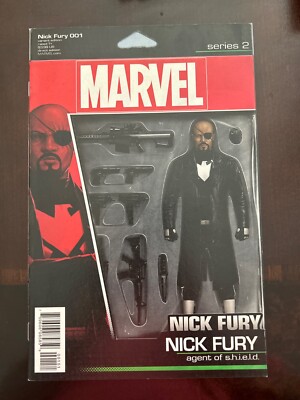 Nick Fury #1 Vol. 1 (Marvel, 2017) John Tyler Christopher Figure Variant, VF