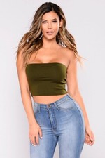 Women New Boob Tube Strapless Sexy Bandeau Causal Stretchy Vest Bra Crop Tops