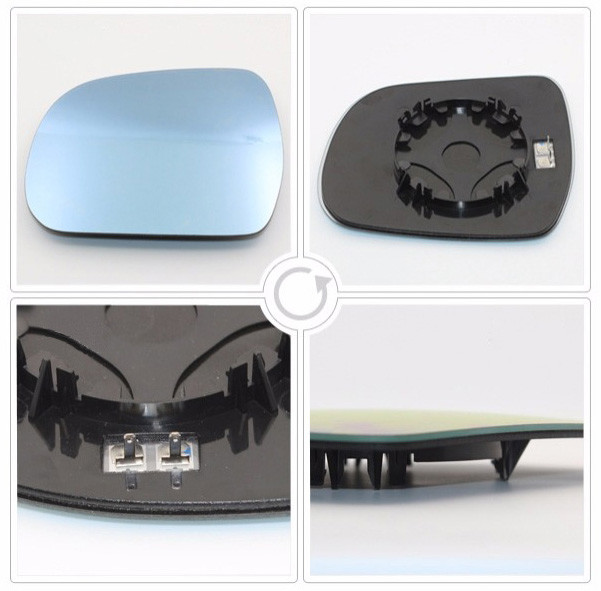 Rearview Mirror Blue Glass Side Mirror Wide Angle Heated For Volkswagen