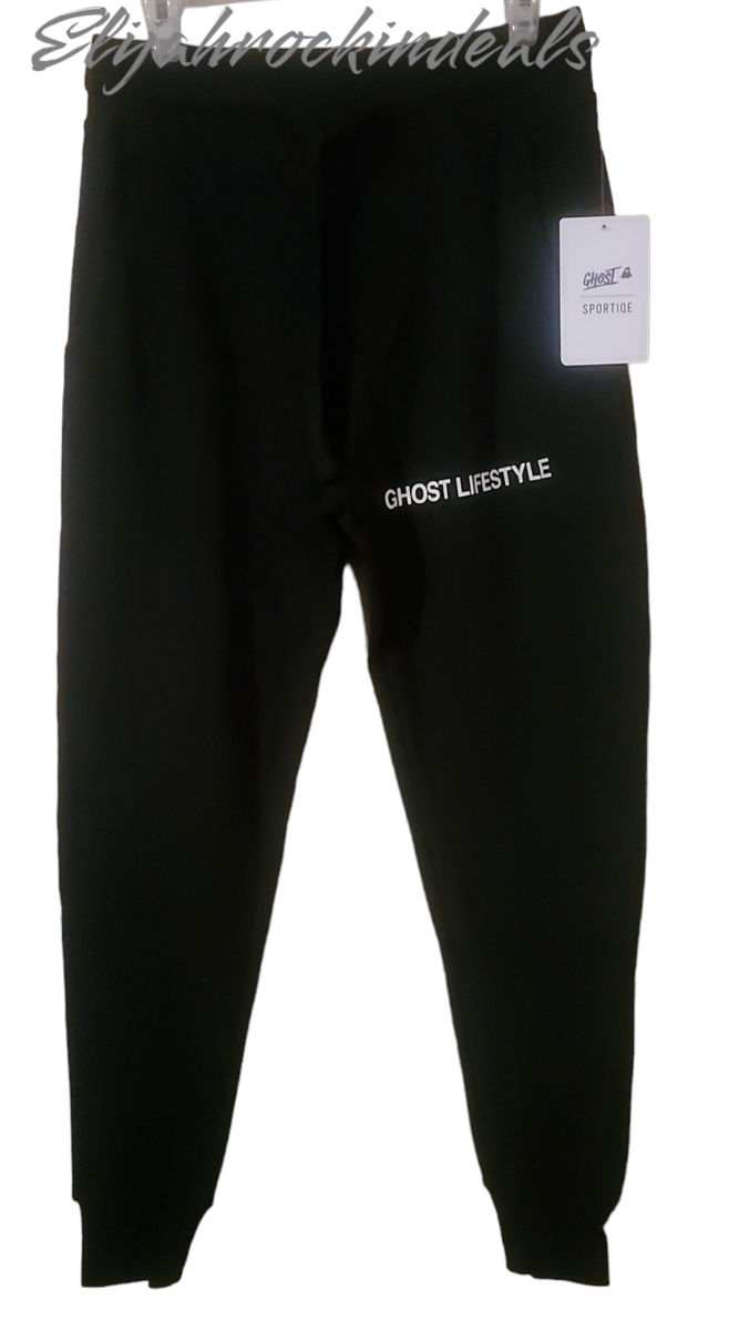 NEW UNISEX RARE GHOST LIFESTYLE SPORTIQE JOGGER BLACK BASIC V2