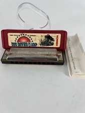 Vtg HOHNER Big River Harp Harmonica Key of C Original Case Made in Germany