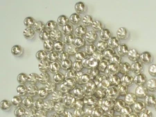 25 - PREMIUM SILVER BRASS BEADS Nimrod's Tackle Fly Tying - 8 SIZES TO PICK