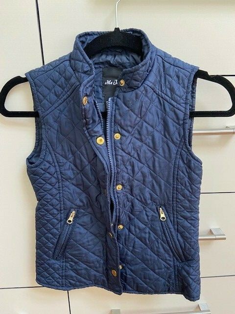 girl navy blue vest top Size 10 sport Ice skating Spring Winter Fall summer