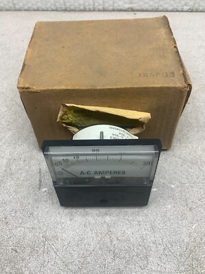 NEW IN BOX SQUARE D A.C. AMMETER CLE8-B3A30