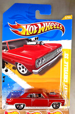 2012 Hot Wheels #2 New Models 2/50 '64 CHEVY CHEVELLE SS Red w/Chrome 5 Spokes