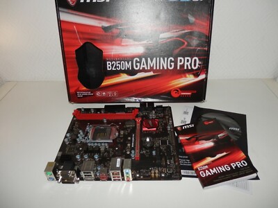 MSI B250M Gaming Pro Gaming Mainboard Mother Board Sockel 1151 + OVP als Defekt