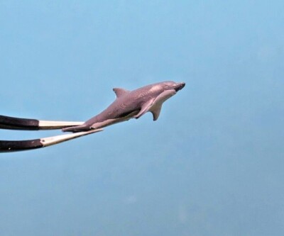 1/87 Delfin Delphin Resin Tier Figur Zoo Diorama H0 HO 1:87 bemalt / unbemalt