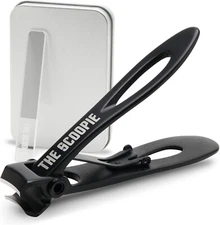 Wide Jaw Nail Clippers for Trimming Thick Toenail and Fingernails, Includes N...