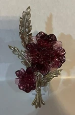 Bath & Body Works Dark Red Fall Florals Wallflower Plug In Diffuser *NO LIGHT*