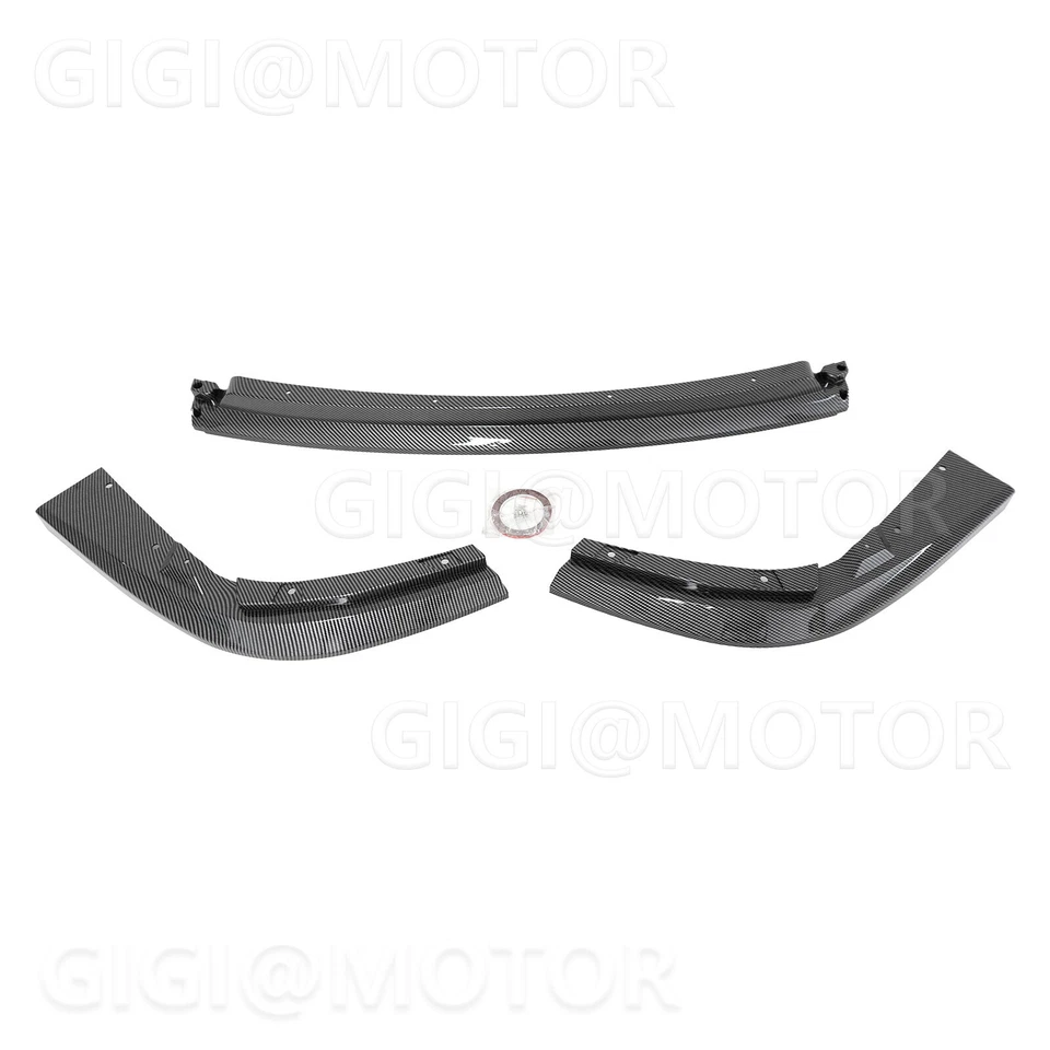 For Subaru WRX STI S203 2004-2005 Carbon Fiber V-Limited Style Front Bumper Lip - Image 2 of 4