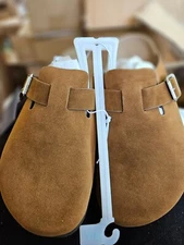 Universal Thread Shoes Womens Brown Contoured Footbed Slip On Clog Sz 7.5