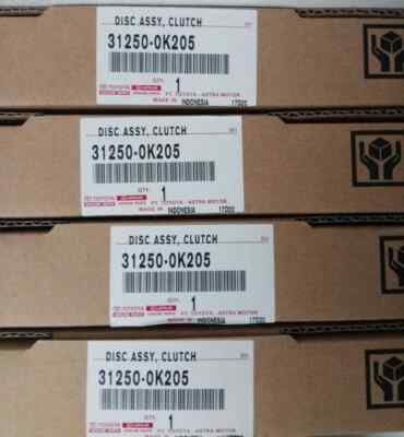 Genuine Toyota 31250-0K205 Clutch Disc Hilux Fortuner 1KD 2KD
