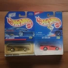 Hot Wheels GT Racer #468 Blue Card Vintage 1995 Orange & Gold Variants NIP Rare