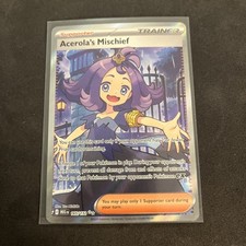 Pokémon Card Acerola's Mischief - 165/132 - ME01: Mega Evolution (MEG) - NM