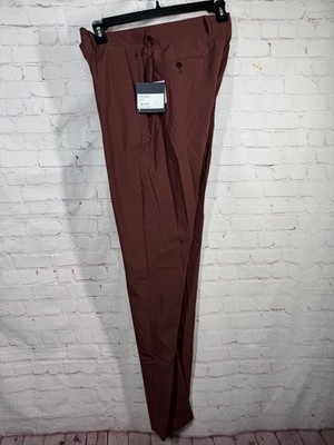 $298 NEW ZANELLA Mens Burgundy Maroon ACTIVE STRETCH ITALIAN Pants Slacks 36x38