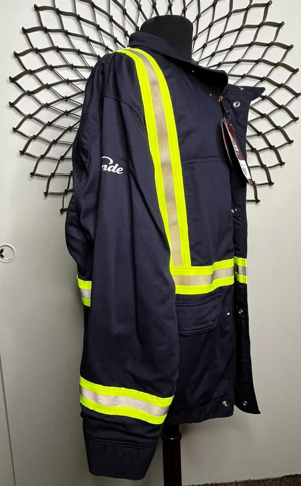 Bulwark Flame Resistant Lined Bomber Jacket Protective Apparel Westex m/XL NWT - Image 4 of 4