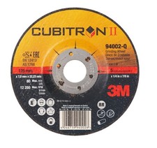 3M Cubitron II Depressed Center Grinding Wheel, T27, 150 mm x 7 mm x 22.2 mm