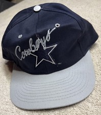 Vintage 90s  Dallas Cowboys  Embroidered Snapback Hat NFL