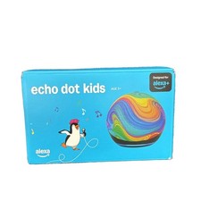 Amazon Echo Dot Kids 5th Gen Rainbow Swirl  -...