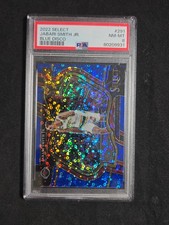 2022 Panini Select Courtside Jabari Smith Jr. RC Blue Disco 21/25 PSA 8#YX