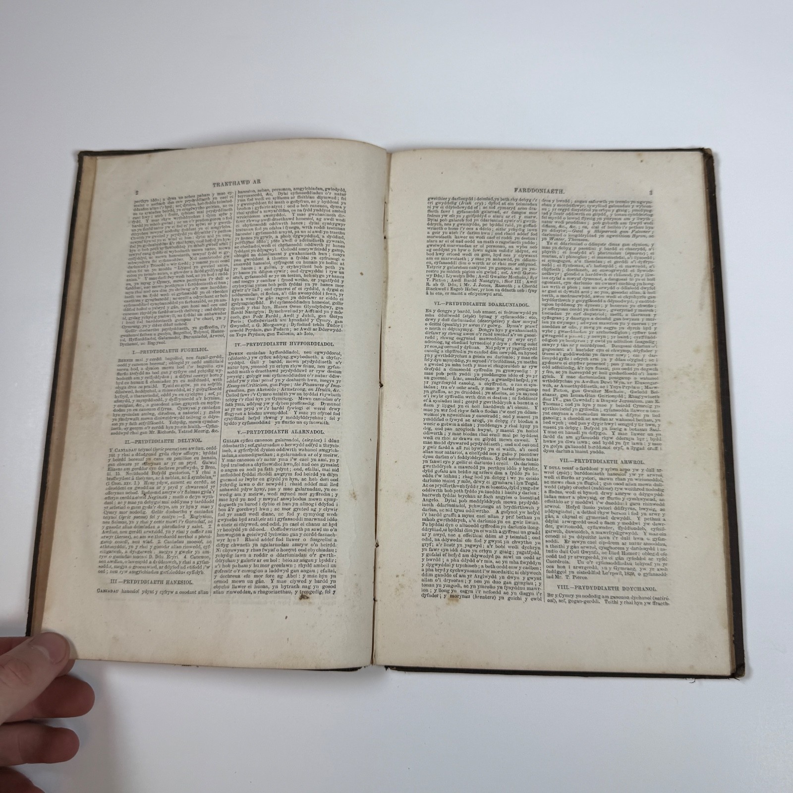 Bardic Craft Repentance by G Williams 1853 Antique Book Welsh lng