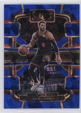 2023-24 Panini Select Concourse Blue Cracked Ice Prizm Zach LaVine #16 04dh