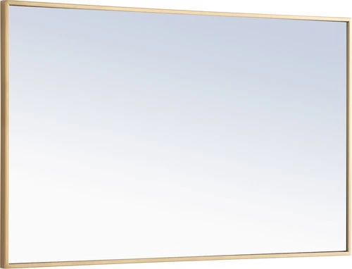 Elegant Lighting MR407Y-24 Vatinius 24" W x 40" H Rectangular - Silver - Picture 5 of 12