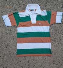 Vintage 70's Grand Slam Munsingwear Penguin Polo Shirt Striped Sz Small