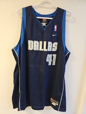 Vintage Nike Dallas Mavericks Dirk Nowitzki NBA Jersey Nike Mens 2XL Length 2